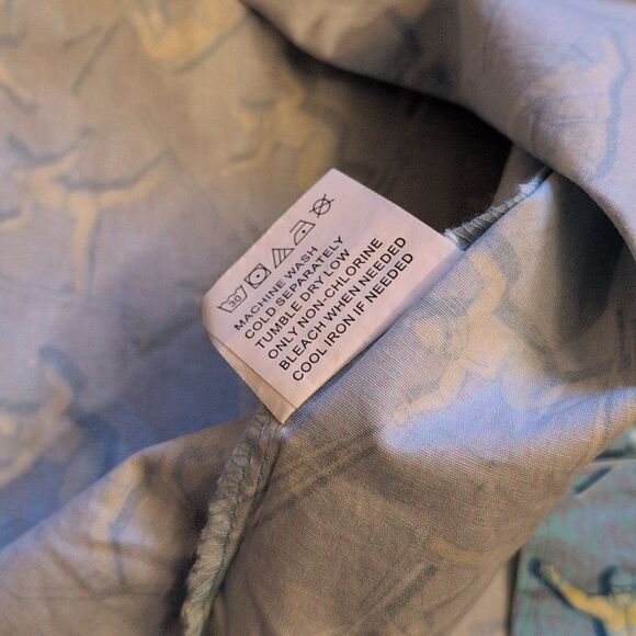 NWT Jack + Sage Mountain top Camp Shirt Apres Ski Blue size M - Picture 6 of 10